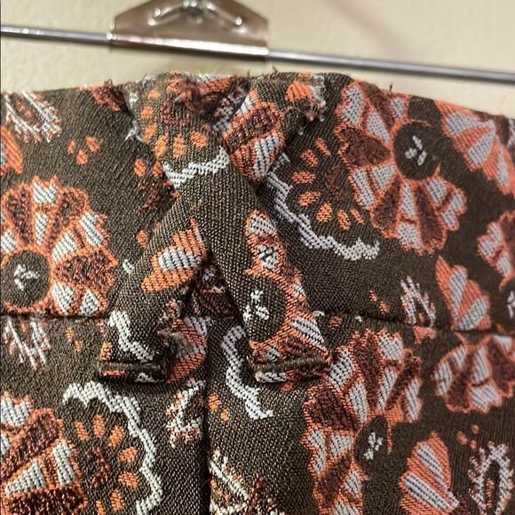 Anthropologie Essential Slim Patterned Trousers - Picture 6 of 11